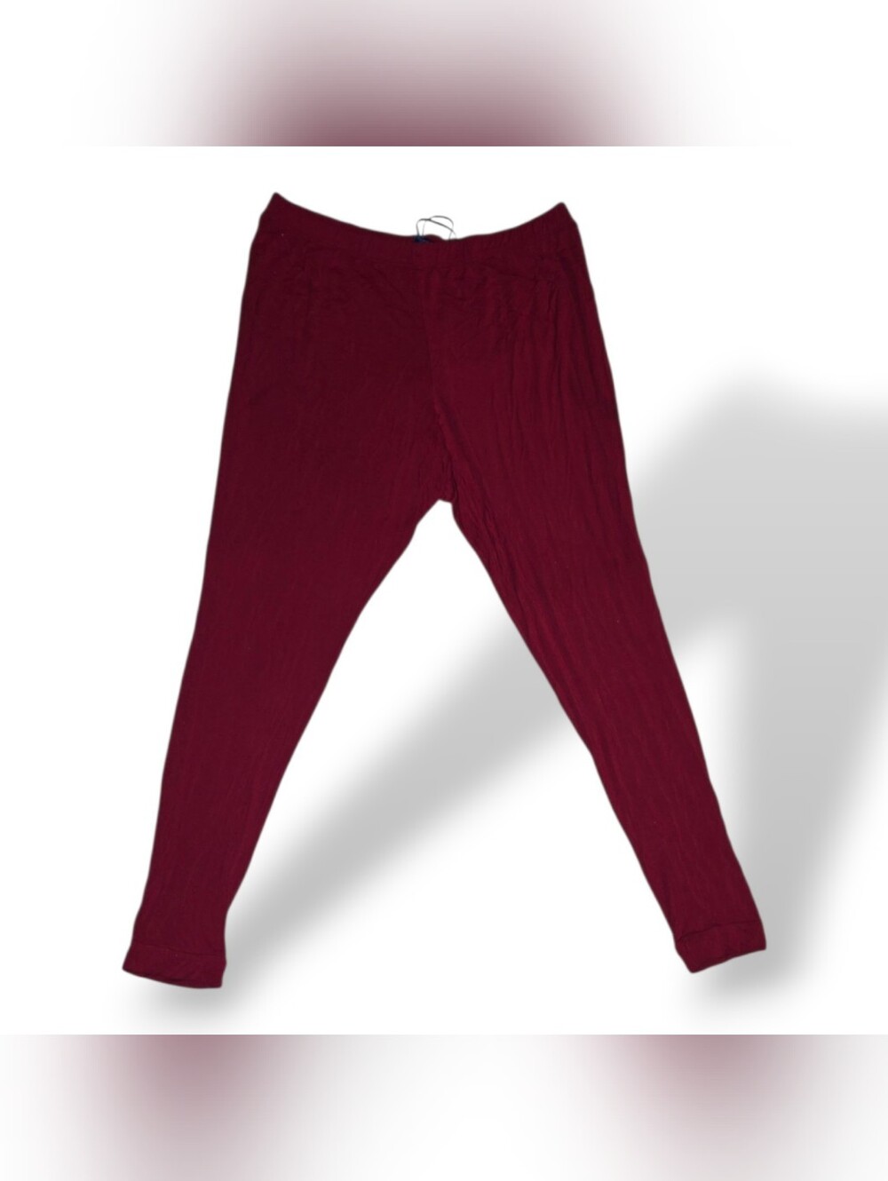 Ribbed Leggings - Red